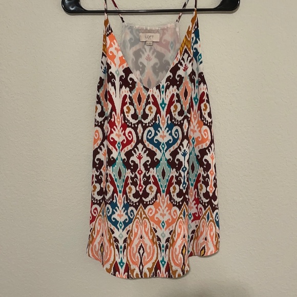 Multicolor Patterned Tank Top - Picture 1 of 4